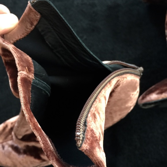 3.1 Phillip Lim Crushed Velvet Boots, 9.5 - Picture 7 of 8